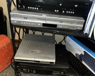 VHS & DVD players