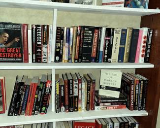 Easily our most interesting book collection we have had! AND THERE IS STILL MORE IN THE REST OF THE HOUSE!