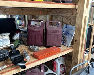 4 - Coleman propane lanterns in cases!