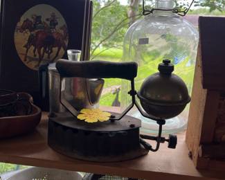 Antique gas pressure iron