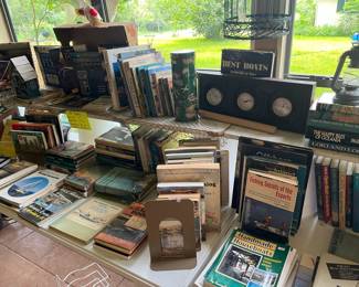 More books on tackle, fishing, boating