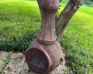 AMAZING CAST IRON CHIMINEA!