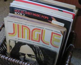 Sheet music songbooks