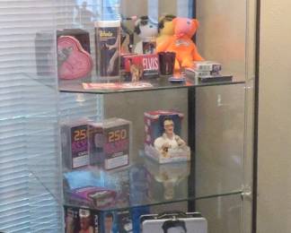 Custom cabinet for Elvis collectibles
