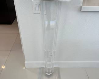 Lucite acrylic pedestal