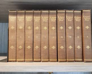 1902 Complete works of Edgar Allen Poe $300