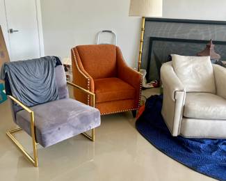 chairs, lamp, just extra stuff!