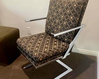 Who? What? Where? When? We don't know but we love and fabric is original per owner. Asking $600. Swivels!