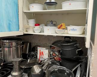 Pots & pans: Cuisinart, All Clad, Calphalon etc!
