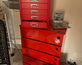 Nice metal storage/organizer cabinets