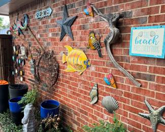 Beach inspired wall/yard art
