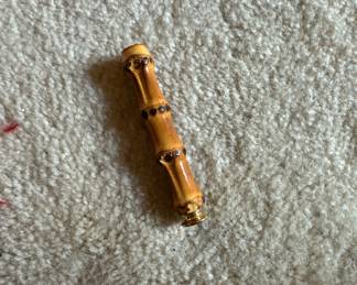 Bamboo tobacco tamper