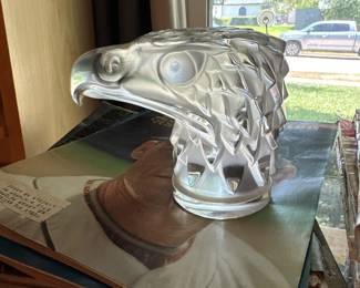 Lalique Eagle paper weight