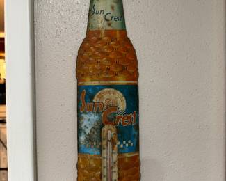 Sun Crest advertising thermometer!