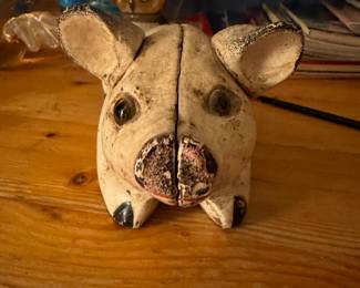 Cast iron piggy bank