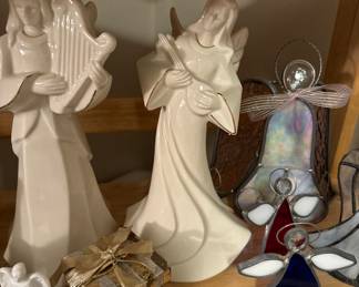 Lenox and stained glass Christmas