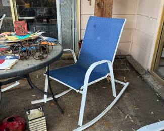 Rocking porch chairs, set of 4