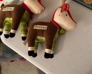 Starbucks plush reindeer
