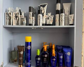 High end hair care and cosmetics 