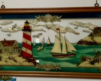 Stained Glass Seascape.