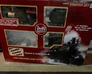 G scale Train Set.  Lots of Beautiful Trains in addition to this one.