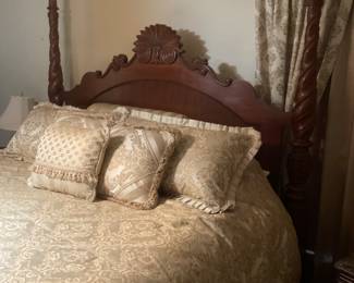 Lexington "Nautica" King size bed.  The linens, shams, pillows and accessories are being sold also.