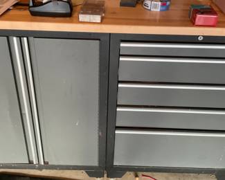 tool Cabinet and workbench combined
