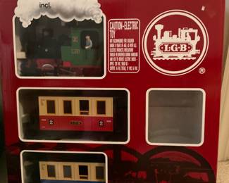 LGB (G Scale) the Big Train set.  Track sold separately.  This is a great set.