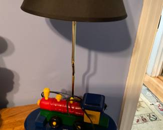 Boy's Train lamp.