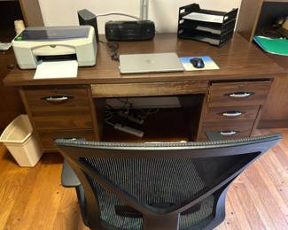 Office desk, chair and lamp sold separately