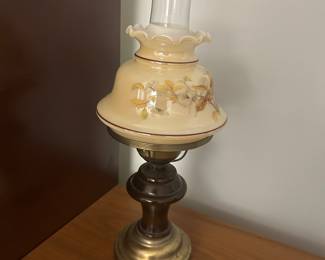 Pair of antique lamps