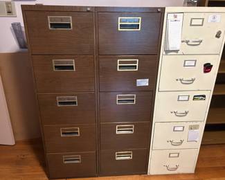 3 file cabinets sold separately