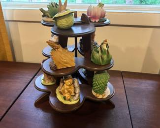 Collectibles sold separately or together with stand