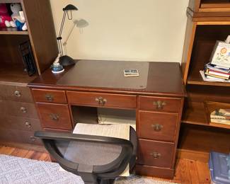 Office desk - chair and light separate