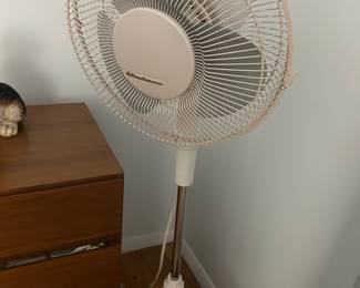 Floor fan for warm nights