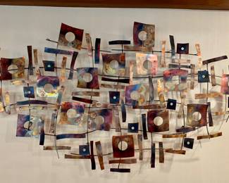 3 D  Metal Sculpture by Curtis Jere