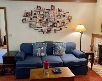 Wesley Hall Couch with Custom Trim