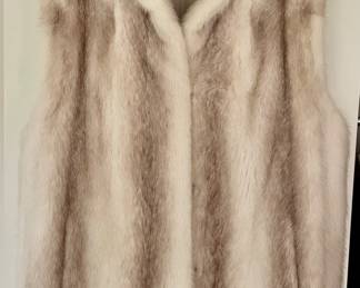 Fur Vest with Removable Sleeves (matching fur or knit)- Affinity