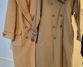 Men's Burberry Trench Coat and Camelhair Overcoat 