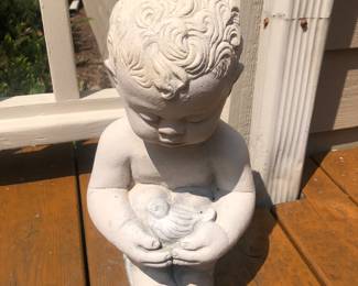 Little Boy w/Bird