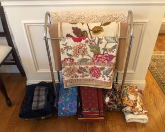 Patterned Tablecloths, Napkins