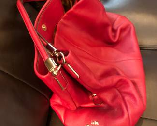 Red Coach Purse