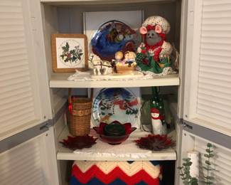 Holiday Afghans, Plates, Decor