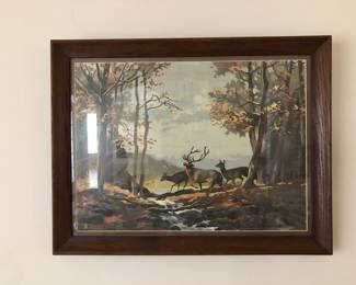 Elks in the Woods Artwork