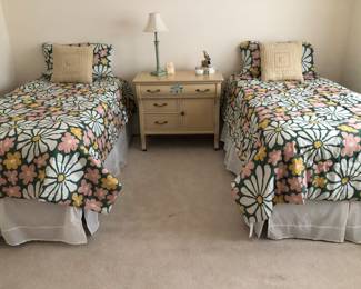 Twin Beds, Antique Dresser