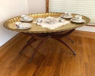 Brass Tray Table