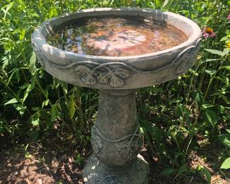 Concrete Bird Bath