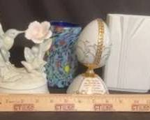 Assorted Ceramic Glass Collectible Decor Items