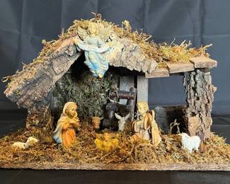 Vintage Nativity Set