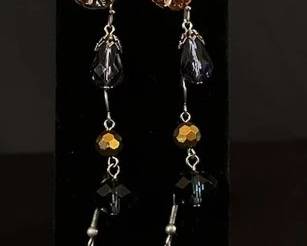 Assorted earrings and rings 